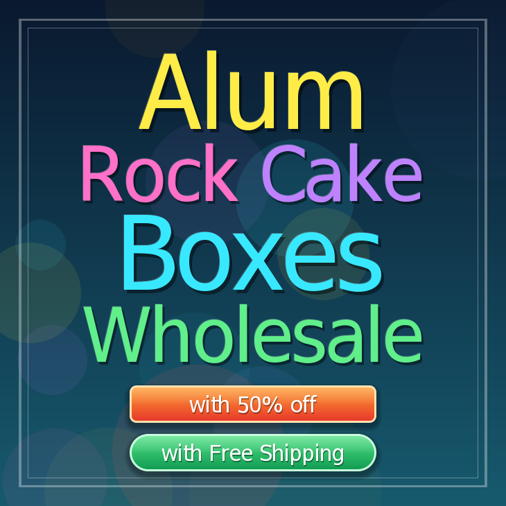 Alum Rock cake boxes