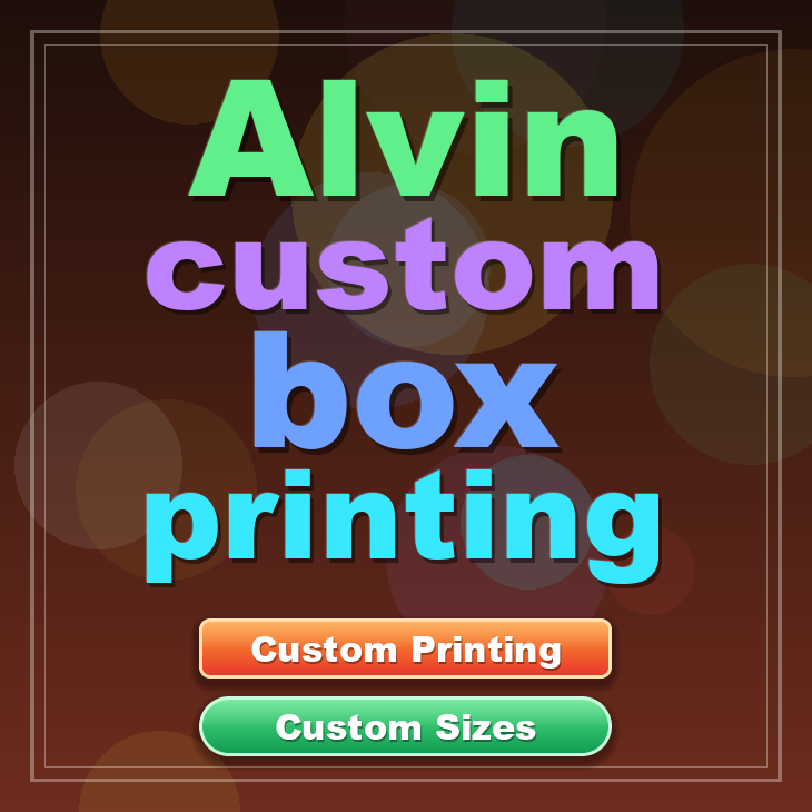 Alvin custom box printing
