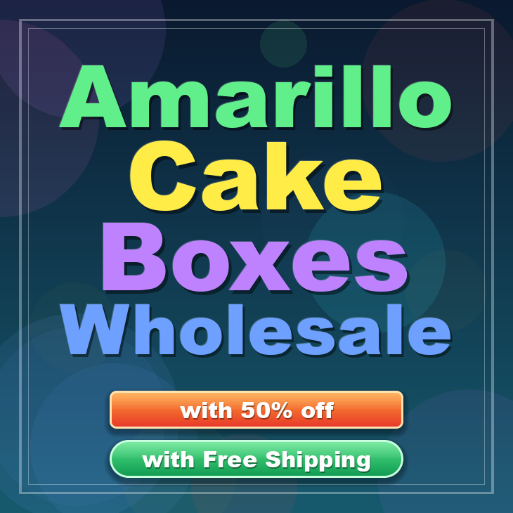 Amarillo cake boxes
