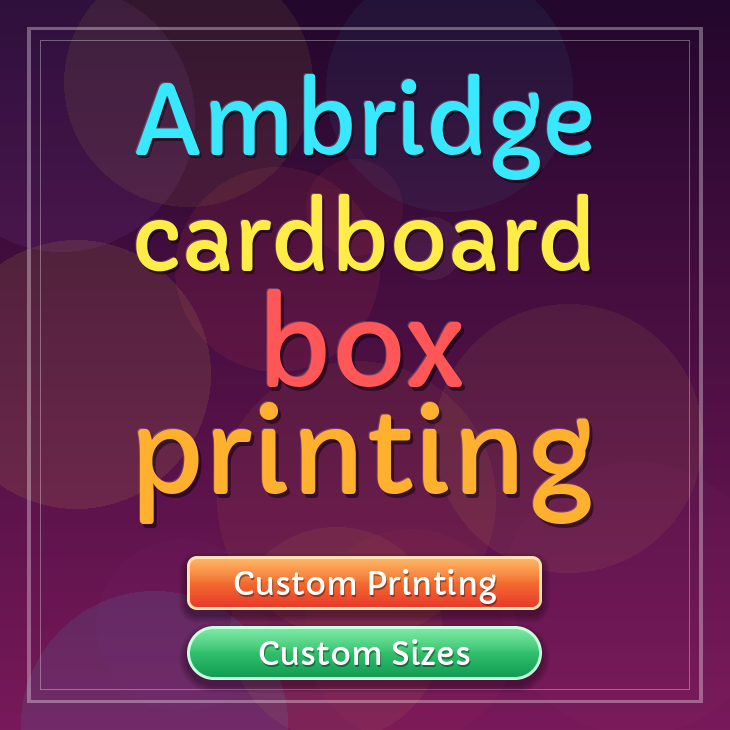 Ambridge cardboard box printing