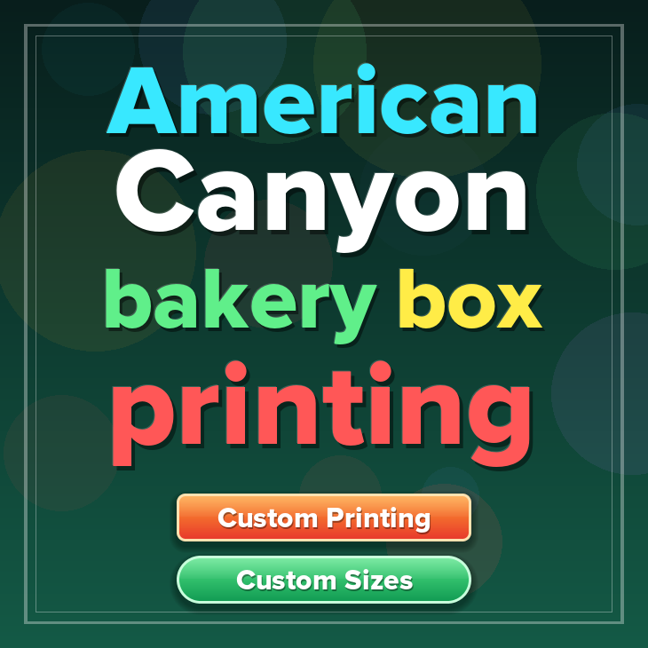American Canyon bakery box printing