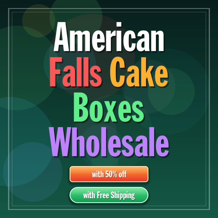 American Falls cake boxes