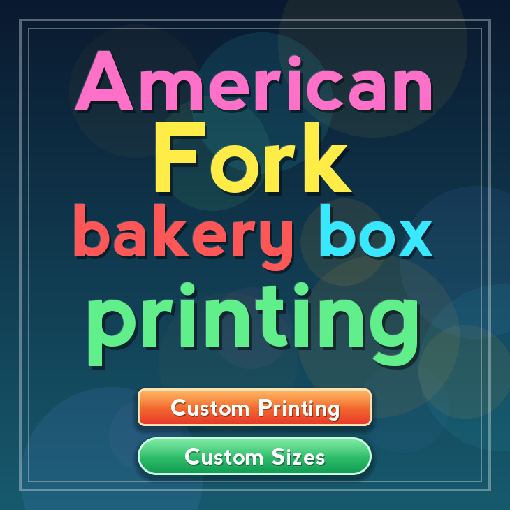 American Fork bakery box printing