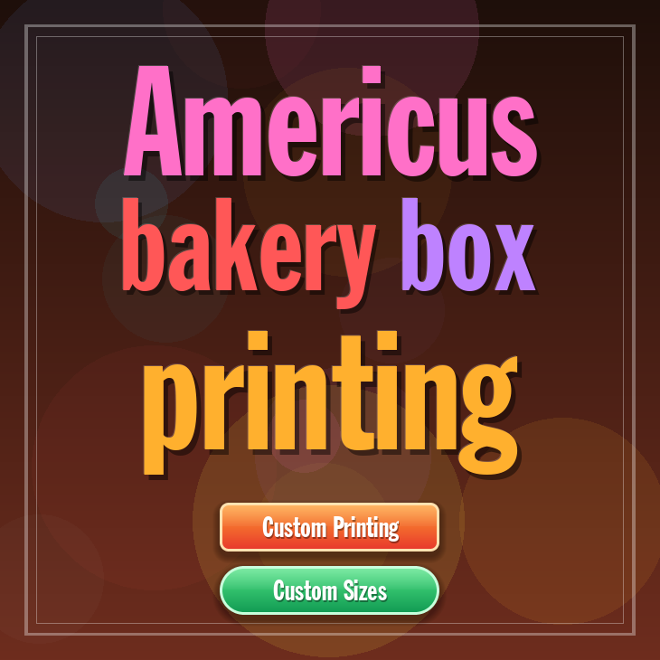 Americus bakery box printing