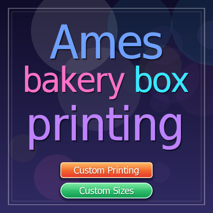 Ames bakery box printing