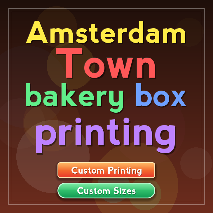 Amsterdam Town bakery box printing