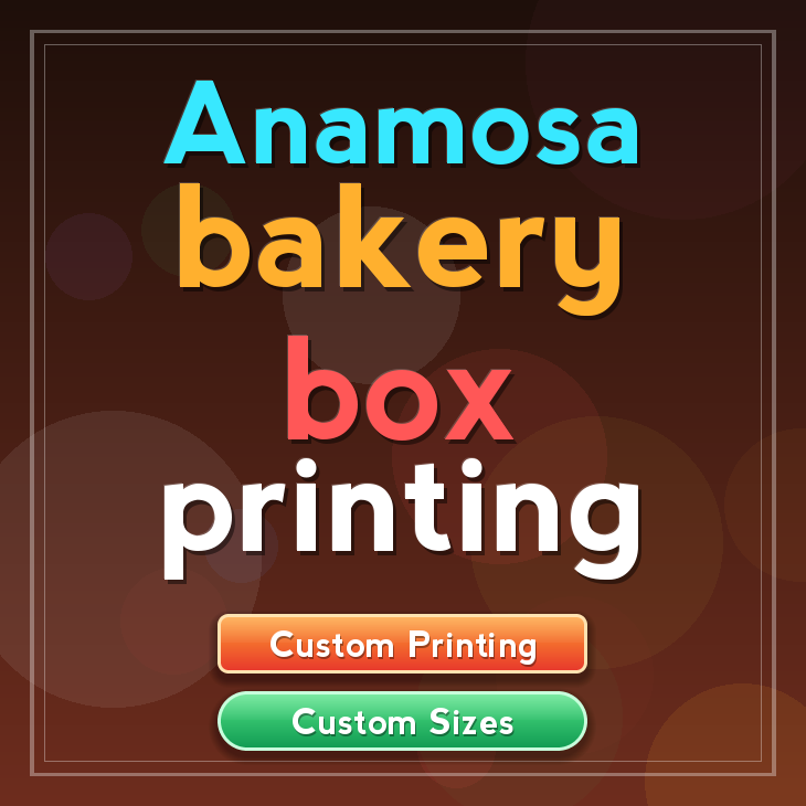 Anamosa bakery box printing