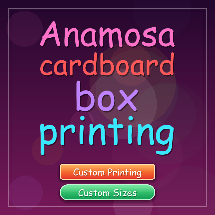 Anamosa cardboard box printing