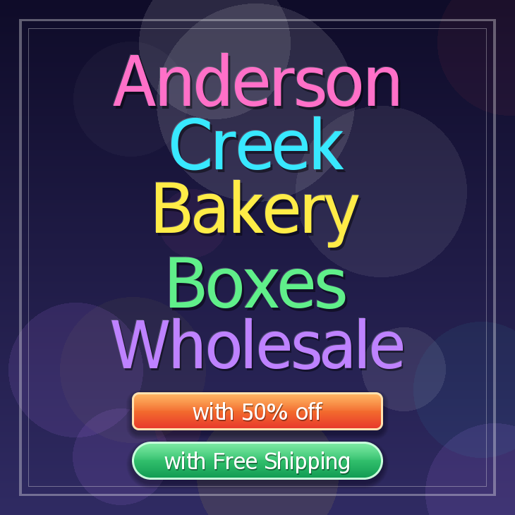Anderson Creek bakery boxes