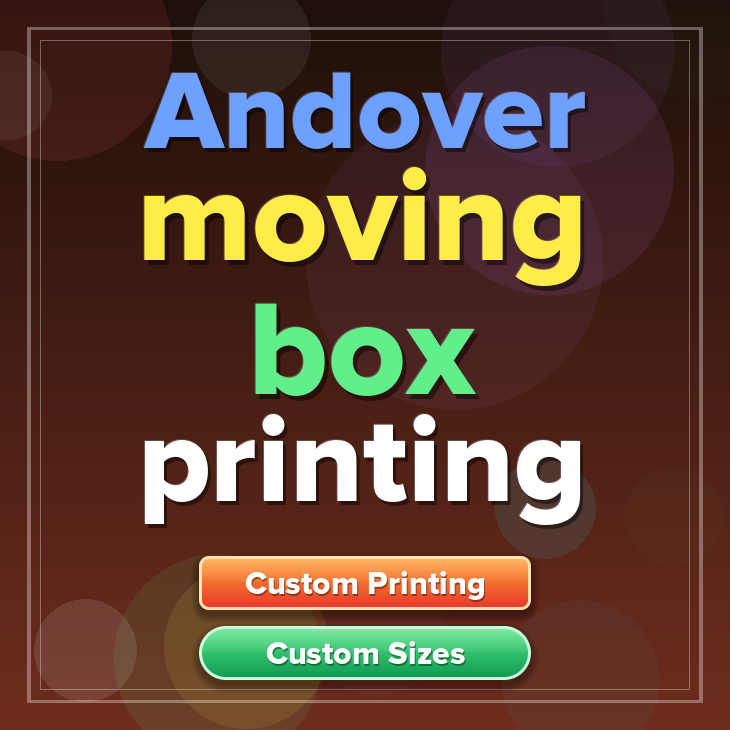 Andover moving box printing