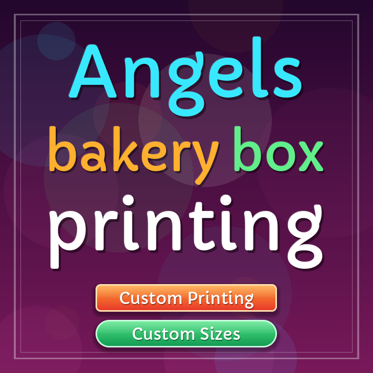Angels bakery box printing