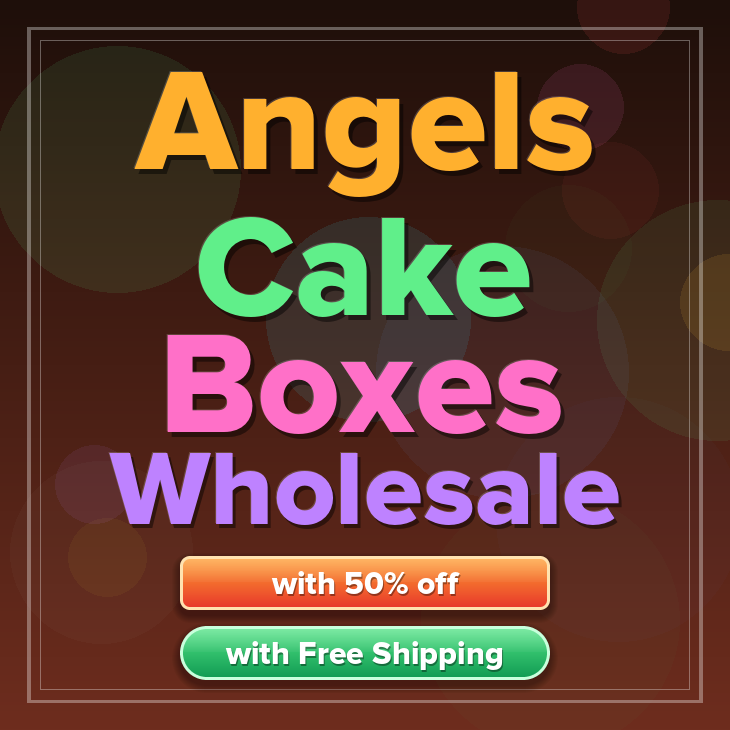 Angels cake boxes