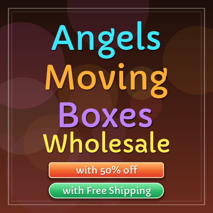 Angels moving boxes