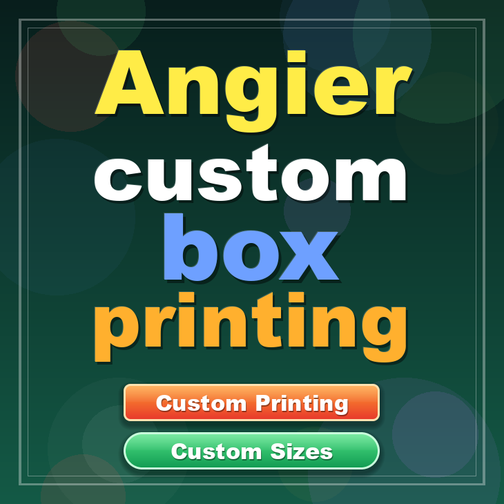 Angier custom box printing