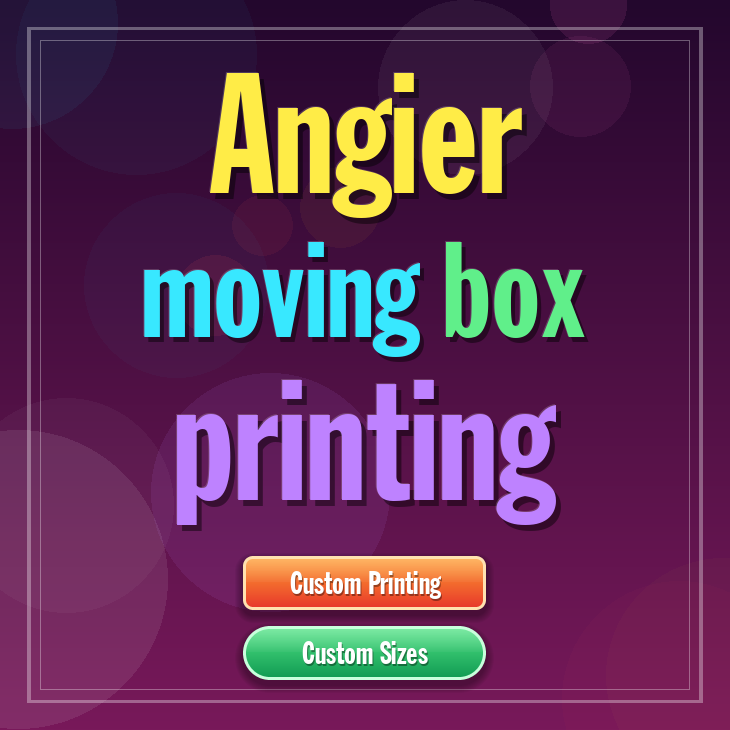 Angier moving box printing