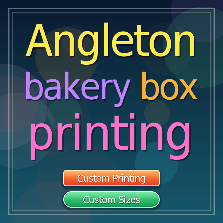 Angleton bakery box printing