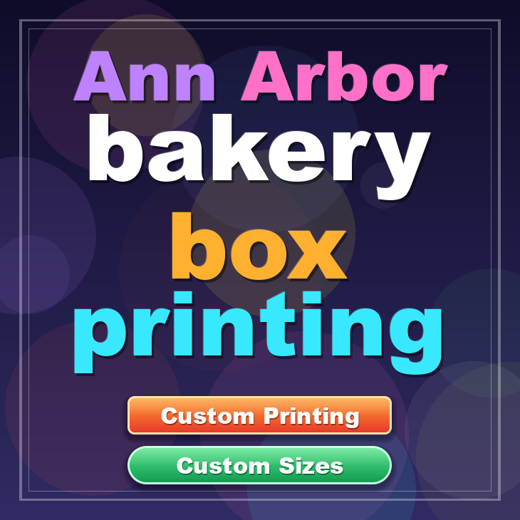 Ann Arbor bakery box printing