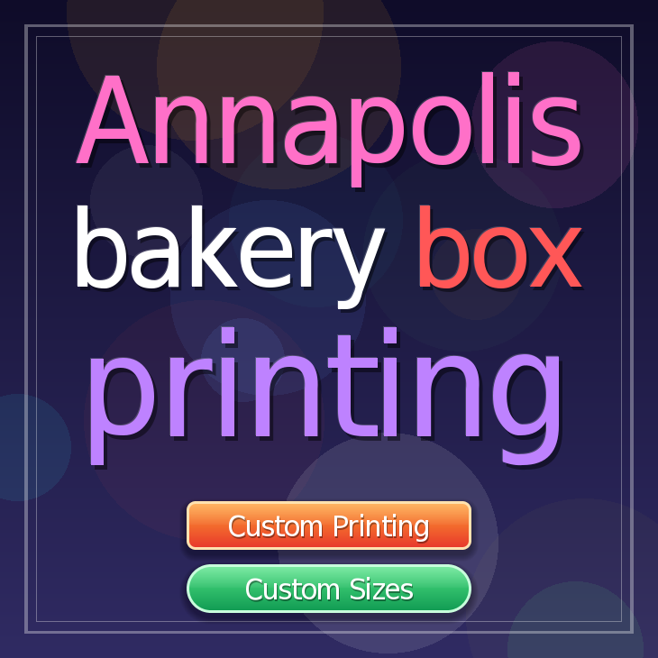 Annapolis bakery box printing