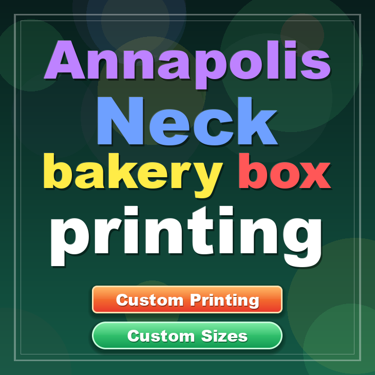 Annapolis Neck bakery box printing