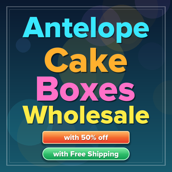 Antelope cake boxes