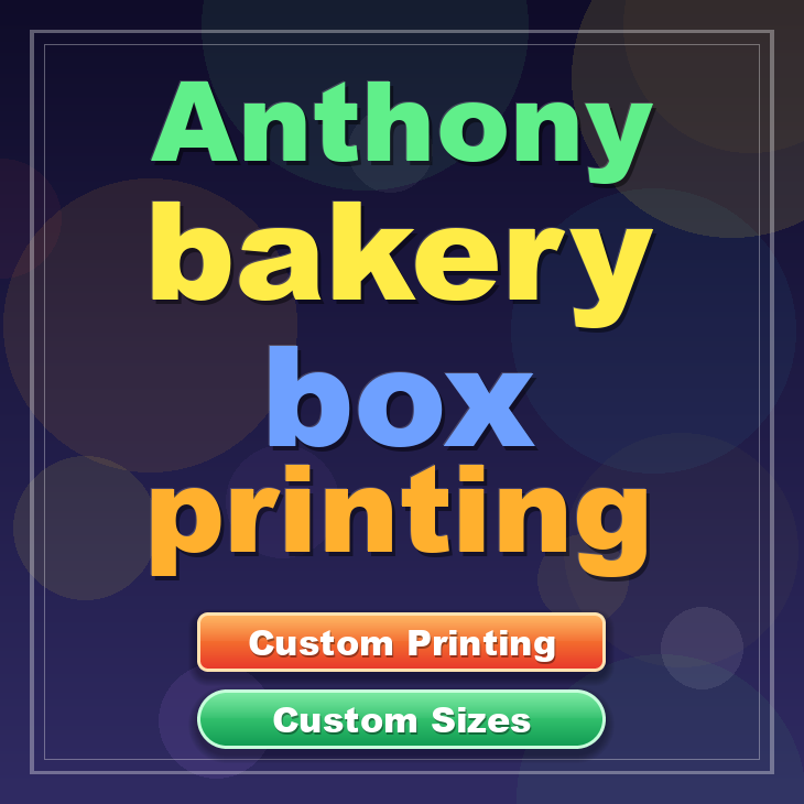 Anthony bakery box printing