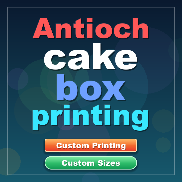 Antioch cake box printing