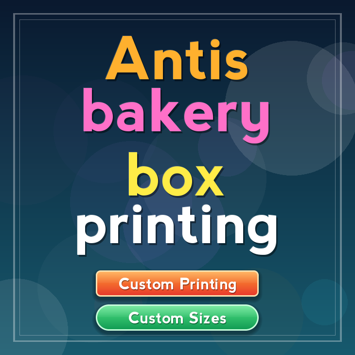 Antis bakery box printing