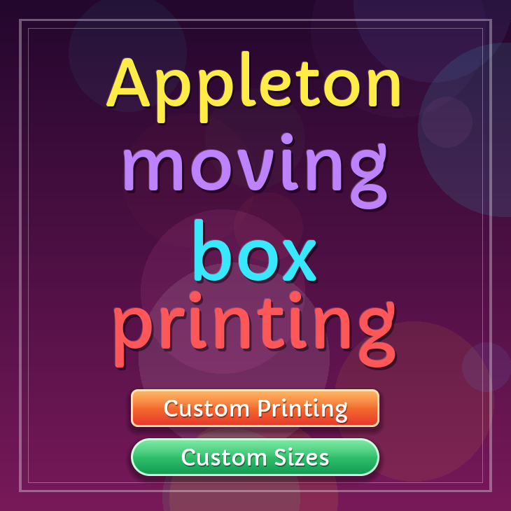 Appleton moving box printing