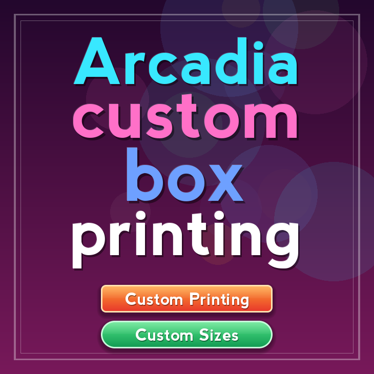 Arcadia custom box printing