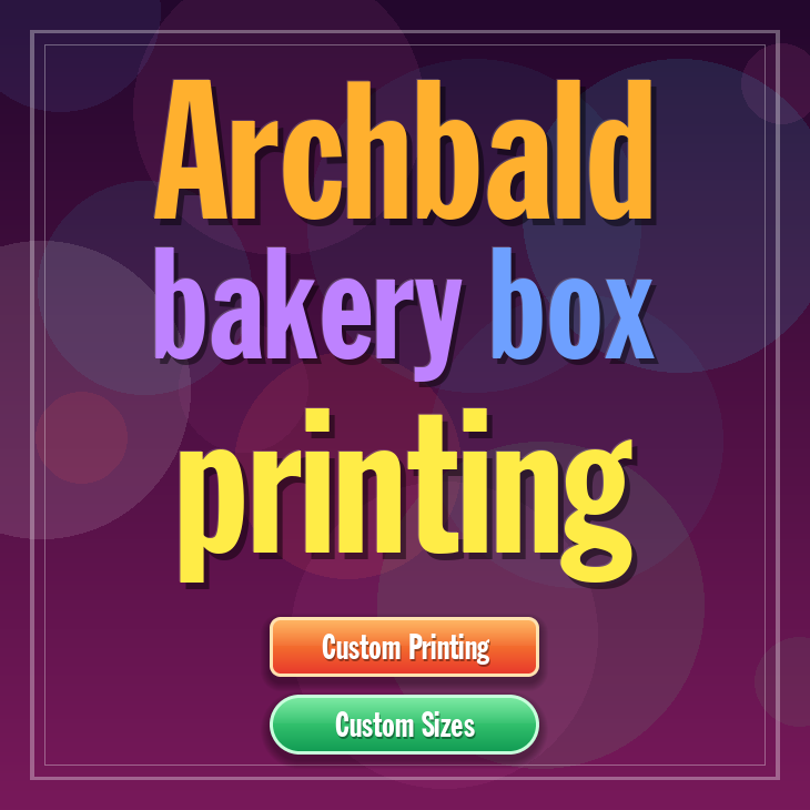 Archbald bakery box printing