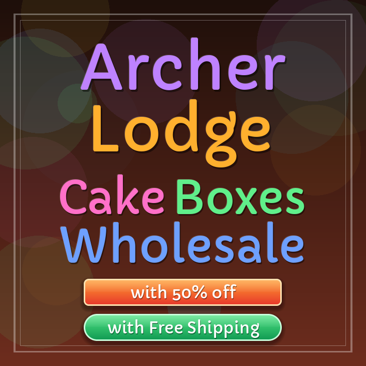 Archer Lodge cake boxes