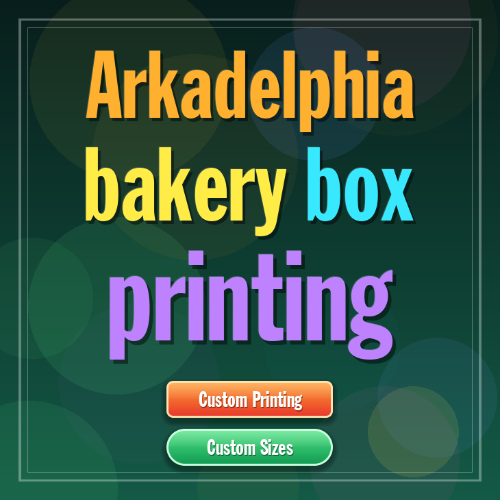 Arkadelphia bakery box printing
