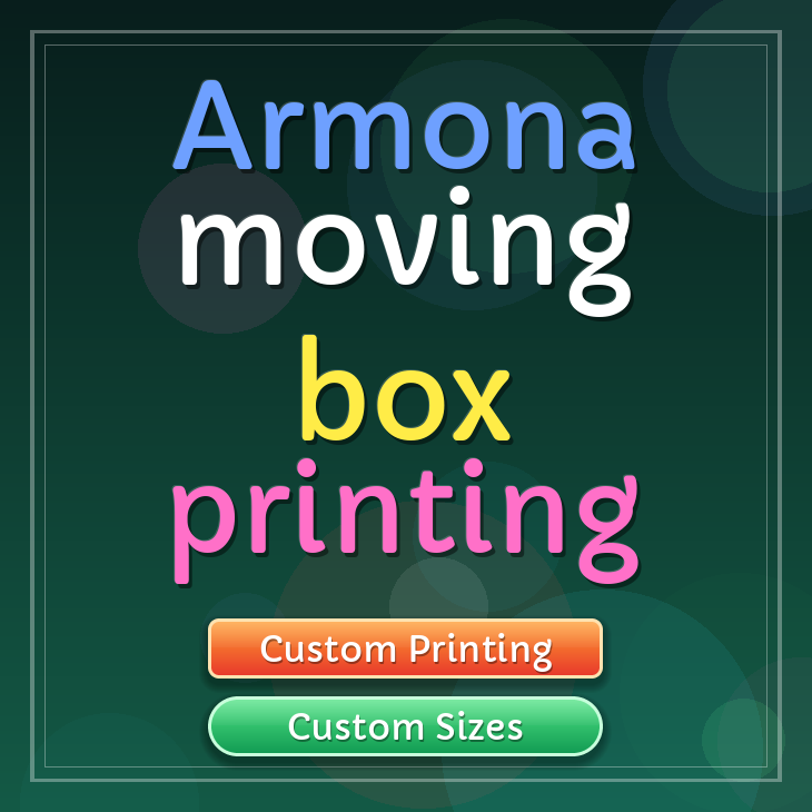 Armona moving box printing