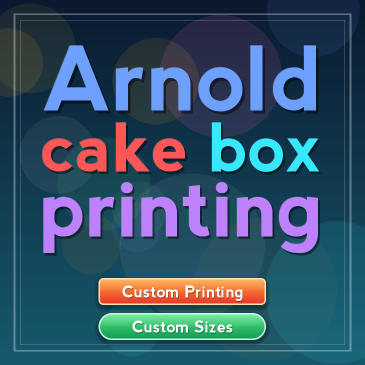 Arnold cake box printing