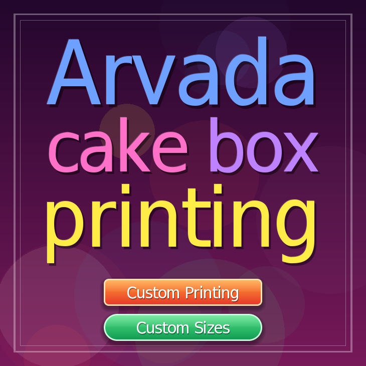Arvada cake box printing