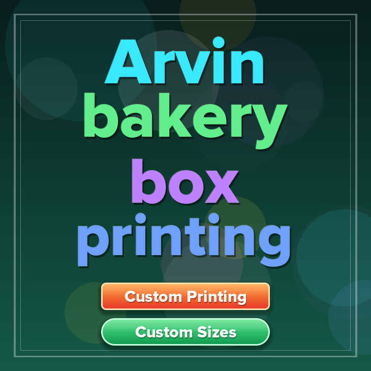 Arvin bakery box printing