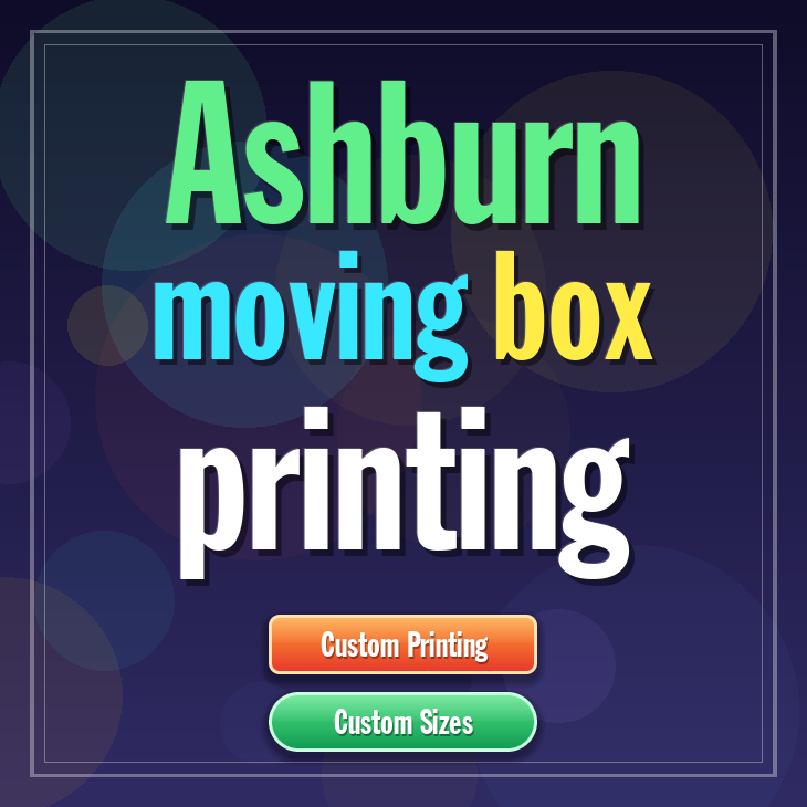 Ashburn moving box printing