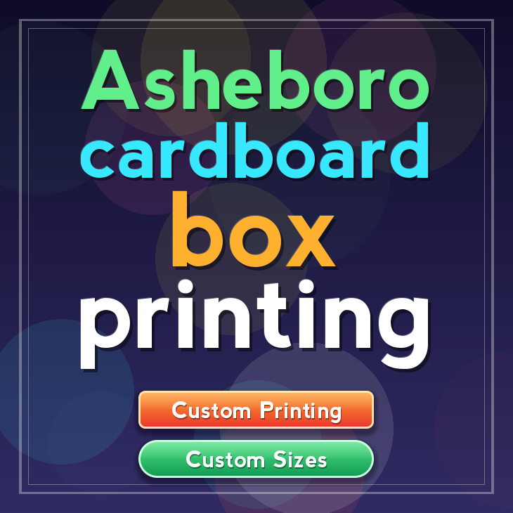 Asheboro cardboard box printing