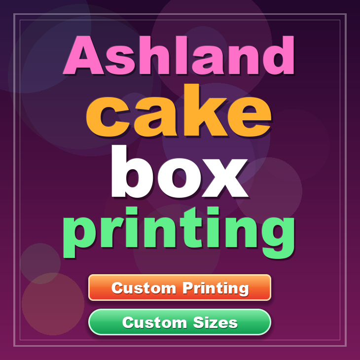 Ashland cake box printing