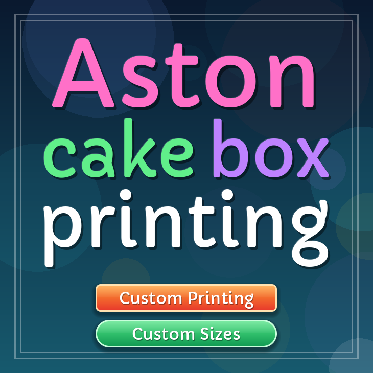 Aston cake box printing