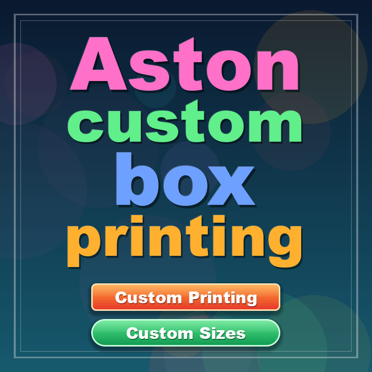 Aston custom box printing
