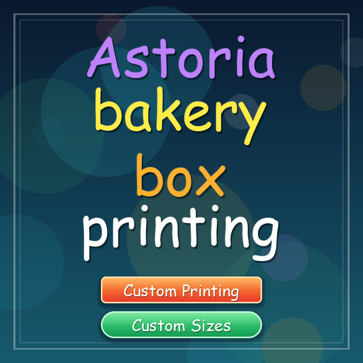 Astoria bakery box printing