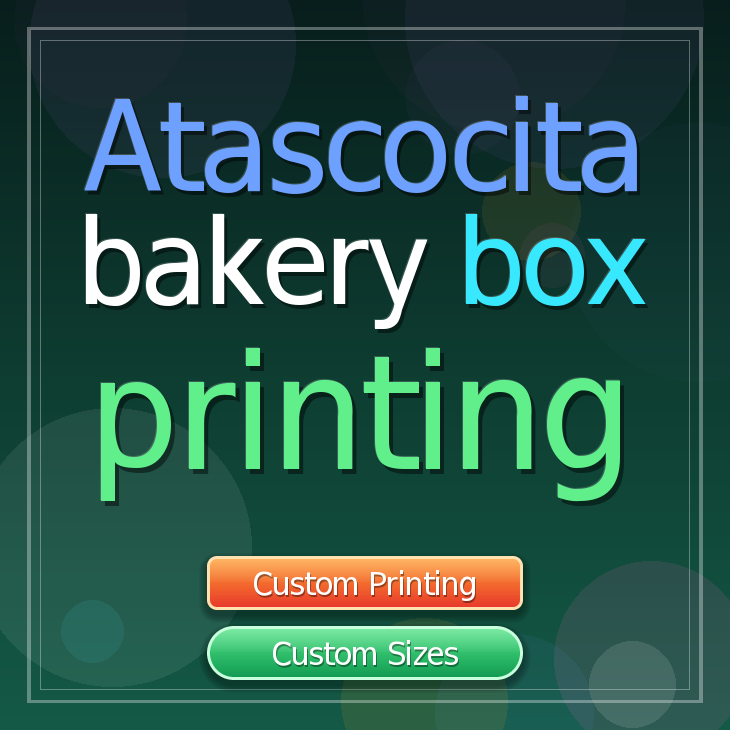 Atascocita bakery box printing