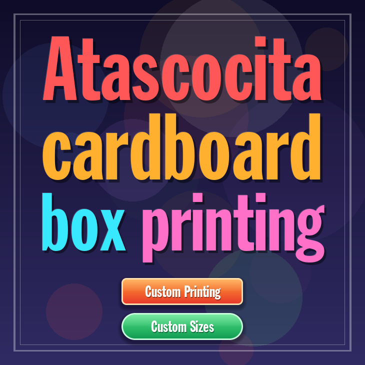 Atascocita cardboard box printing