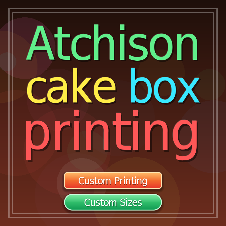 Atchison cake box printing