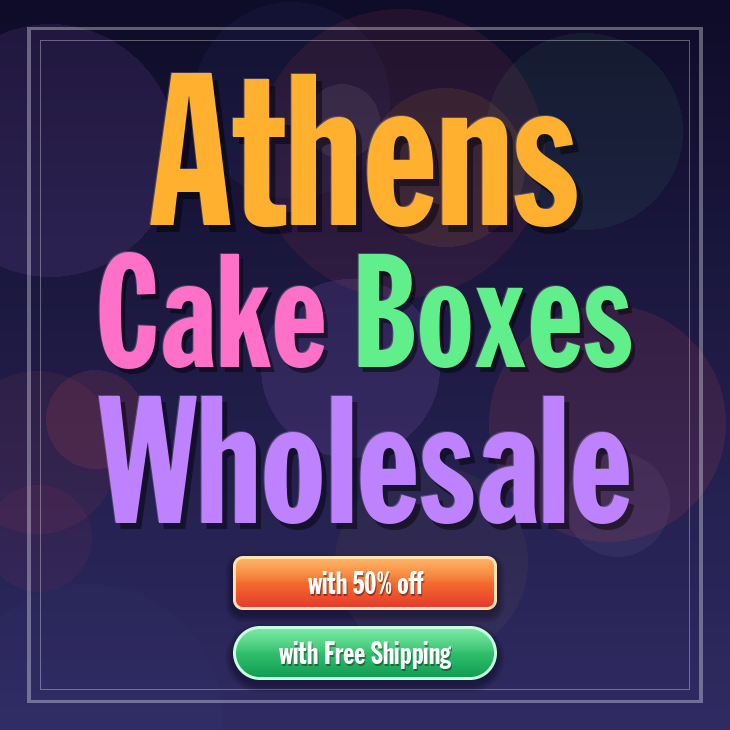 Athens cake boxes