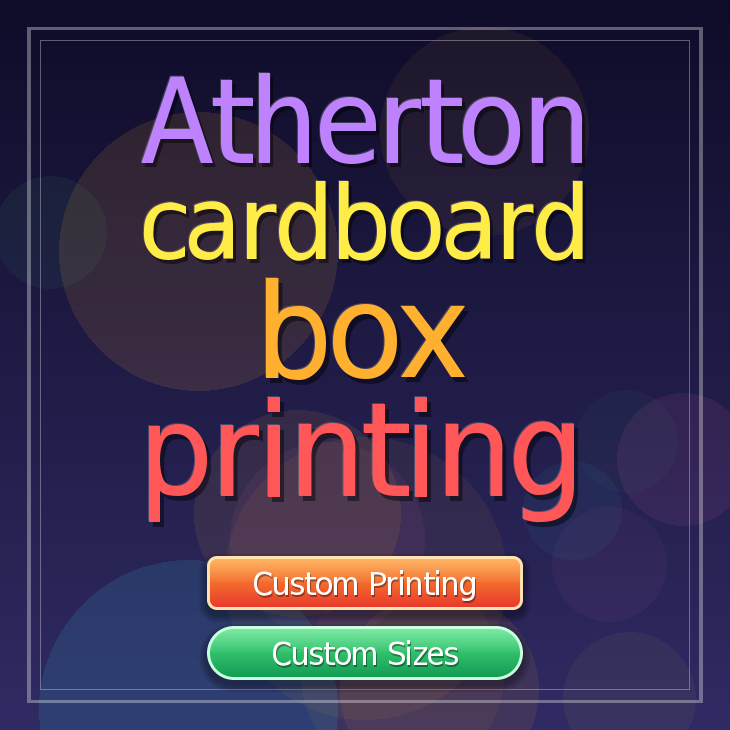 Atherton cardboard box printing
