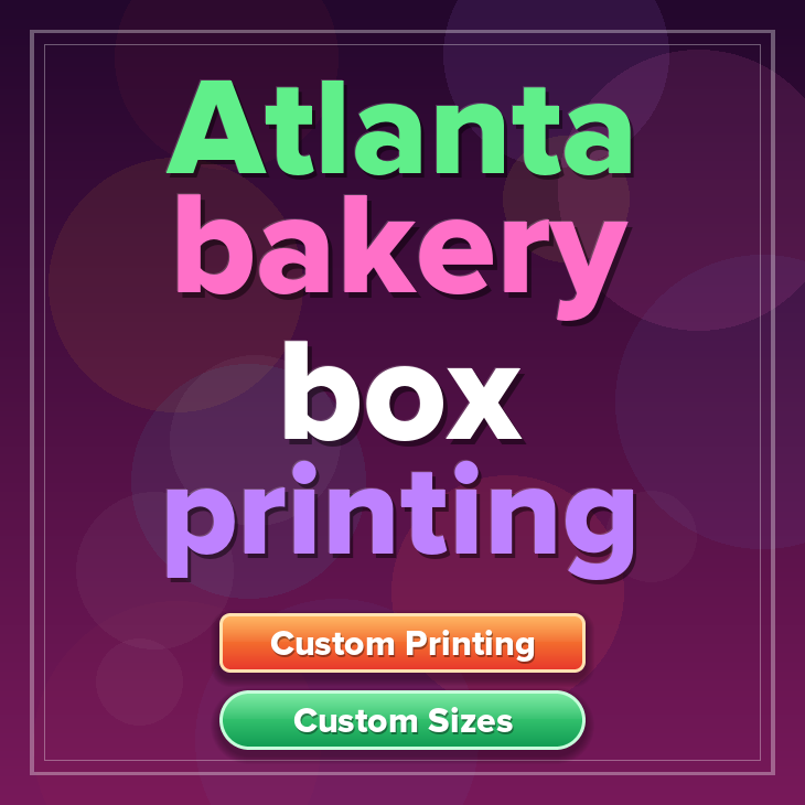 Atlanta bakery box printing