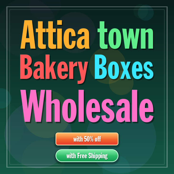 Attica Town bakery boxes