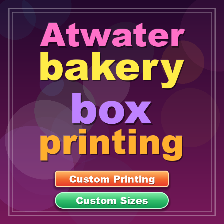 Atwater bakery box printing